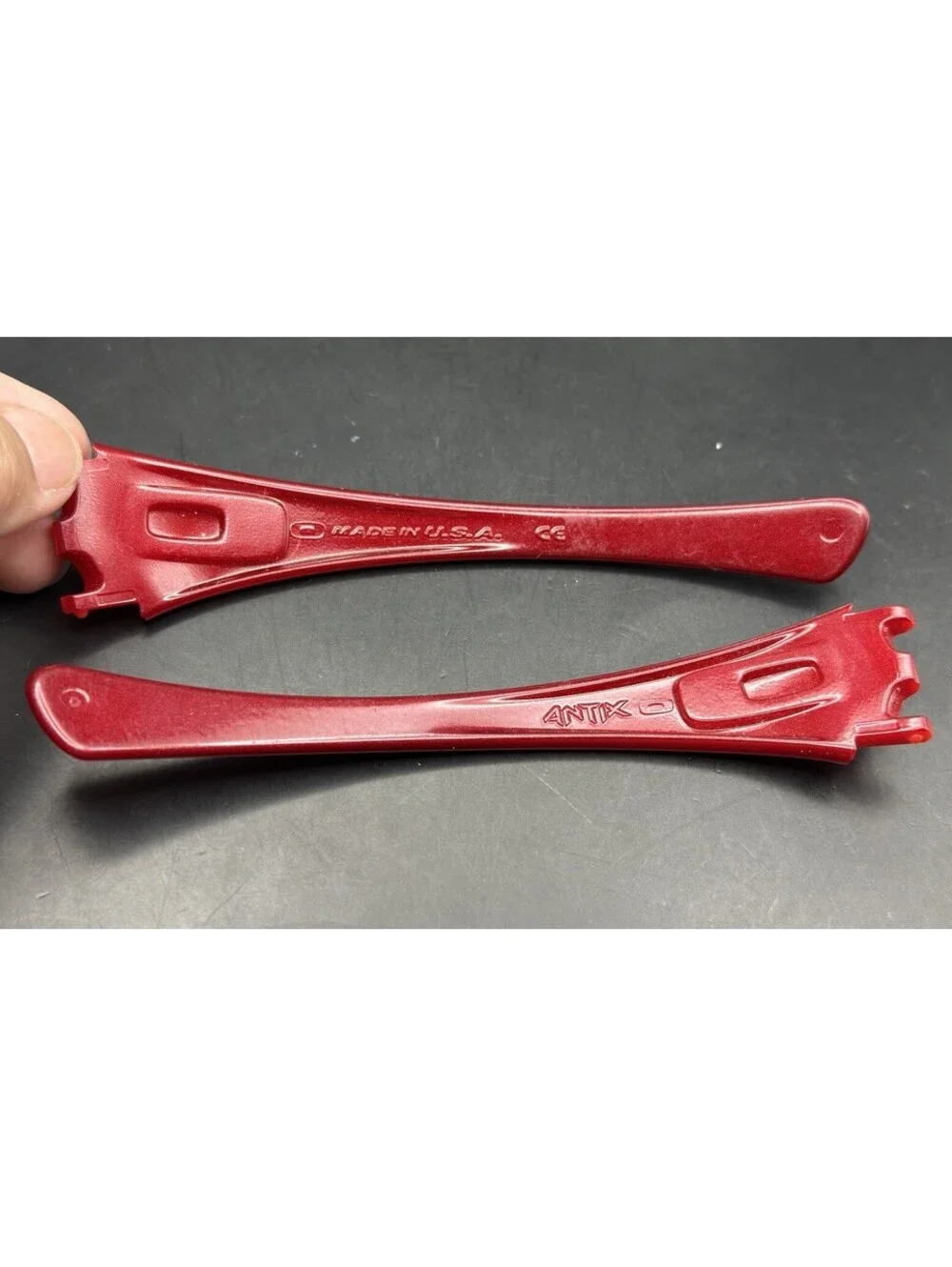 Oakley Antix Mettalic Red OEM Replacement Arms
